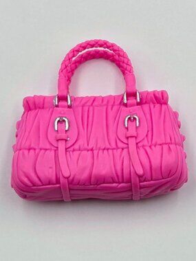 Barbie Doll Purse Fashionistas My Scene Fashion Fever Purse Bag Pink Read